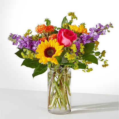 Vibrant Greetings Bouquet –  Lemon Tree Florist, Kemp TX