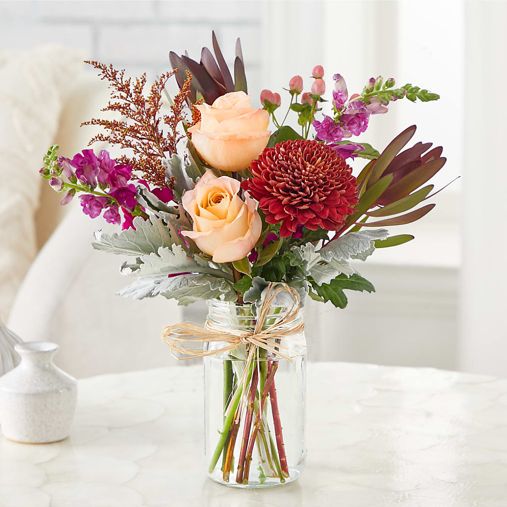 Moody Hues Bouquet –  Lemon Tree Florist, Kemp TX