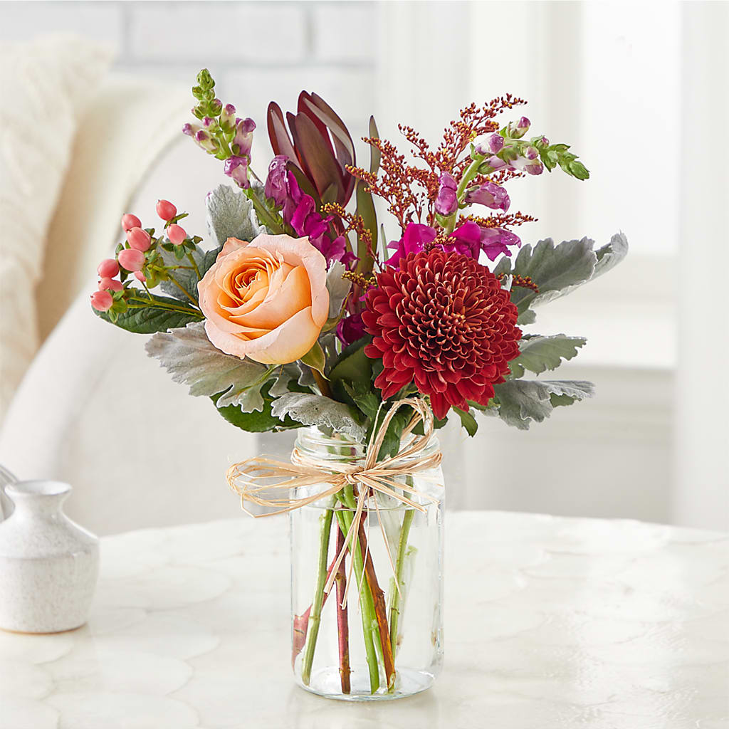 Moody Hues Bouquet –  Lemon Tree Florist, Kemp TX