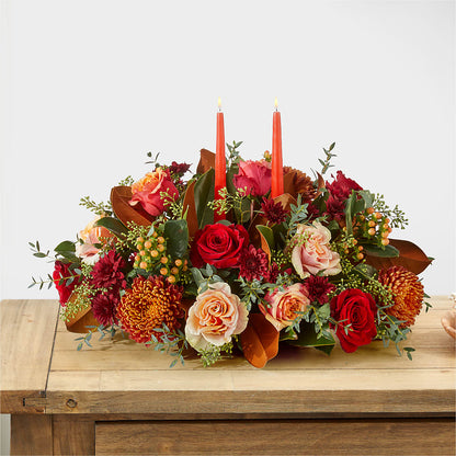 Gather Near Centerpiece –  Lemon Tree Florist, Kemp TX