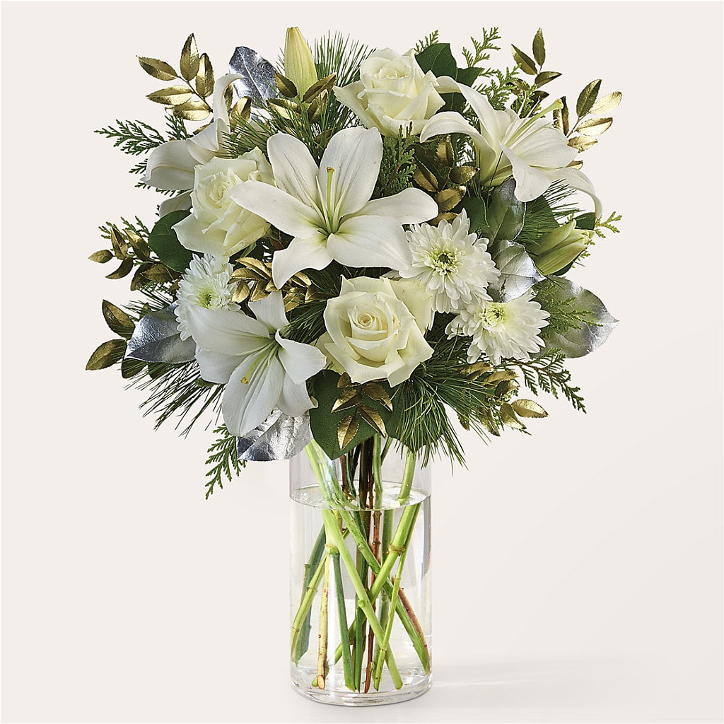 Wintry Mix Bouquet –  Lemon Tree Florist, Kemp TX