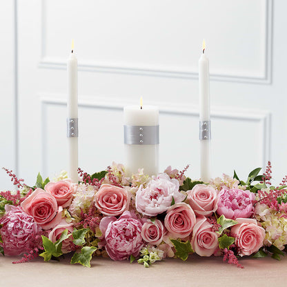 Worldwide Romance Unity Candle Arrangement –  Lemon Tree Florist, Kemp TX