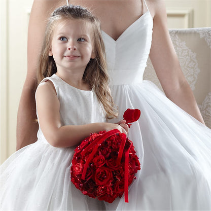 Pure at Heart Flower Girl Arrangement –  Lemon Tree Florist, Kemp TX